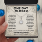 One Day Closer Eternal Hope Necklace – Deployment Gift for Military Wife, Girlfriend or Loved One