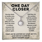 One Day Closer Eternal Hope Necklace – Deployment Gift for Military Wife, Girlfriend or Loved One