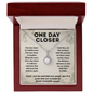 One Day Closer Eternal Hope Necklace – Deployment Gift for Military Wife, Girlfriend or Loved One