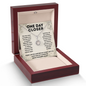 One Day Closer Eternal Hope Necklace – Deployment Gift for Military Wife, Girlfriend or Loved One
