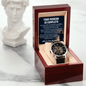 Military Retirement Watch – Your Mission Is Complete, Welcome Home for Good Gift