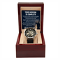Military Retirement Watch – Your Mission Is Complete, Welcome Home for Good Gift