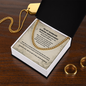 To My Husband During Deployment Necklace – Military Love and Long-Distance Gift