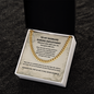 To My Husband During Deployment Necklace – Military Love and Long-Distance Gift