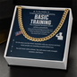 To My Soldier Basic Training Graduation Necklace – Proud Military Gift for Son, Daughter, Husband or Loved One