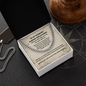 To My Husband During Deployment Necklace – Military Love and Long-Distance Gift