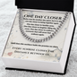 One Day Closer Deployment Necklace – Long-Distance Military Love Gift
