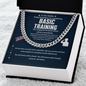 To My Soldier Basic Training Graduation Necklace – Proud Military Gift for Son, Daughter, Husband or Loved One