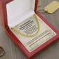 To My Husband During Deployment Necklace – Military Love and Long-Distance Gift