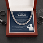 To My Son Serving Our Country Necklace – My Pride Has No Distance Military Gift