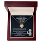 To My Daughter Courage Looks Beautiful on You Necklace – Military Service Gift from Mom or Dad