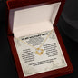 To My Military Wife Deployment Necklace – Until I'm Home Again Love Gift