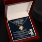 To My Daughter Courage Looks Beautiful on You Necklace – Military Service Gift from Mom or Dad