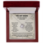 To My Mom Military Necklace – The First Strength I Ever Knew Gift