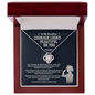 To My Daughter Courage Looks Beautiful on You Necklace – Military Service Gift from Mom or Dad