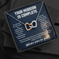 Military Retirement Necklace For Her – Your Mission Is Complete, Welcome Home for Good Gift