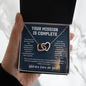 Military Retirement Necklace For Her – Your Mission Is Complete, Welcome Home for Good Gift