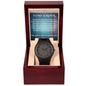 To My Soldier Deployment Watch – Military Gift – The Miles Are Temporary, Our Love Is Not