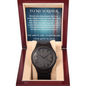 To My Soldier Deployment Watch – Military Gift – The Miles Are Temporary, Our Love Is Not