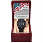 To My Soldier Military Watch – Deployment Gift – Every Second Brings You Closer to Home