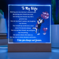 To My Wife” Acrylic Plaque – Romantic Gift for Wife | Anniversary, Birthday, or Valentine's Day Keepsake