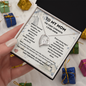 To My Mom Military Necklace – The First Strength I Ever Knew Deployment Gift