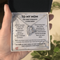 To My Mom Military Necklace – The First Strength I Ever Knew Deployment Gift