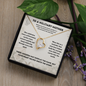 To a Military Mother Necklace – Proud Military Mom Appreciation Gift