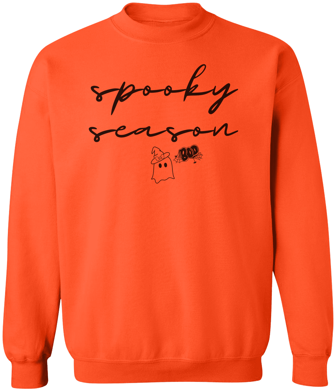 Cute Spooky Season Halloween BOO Sweatshirt For Fall