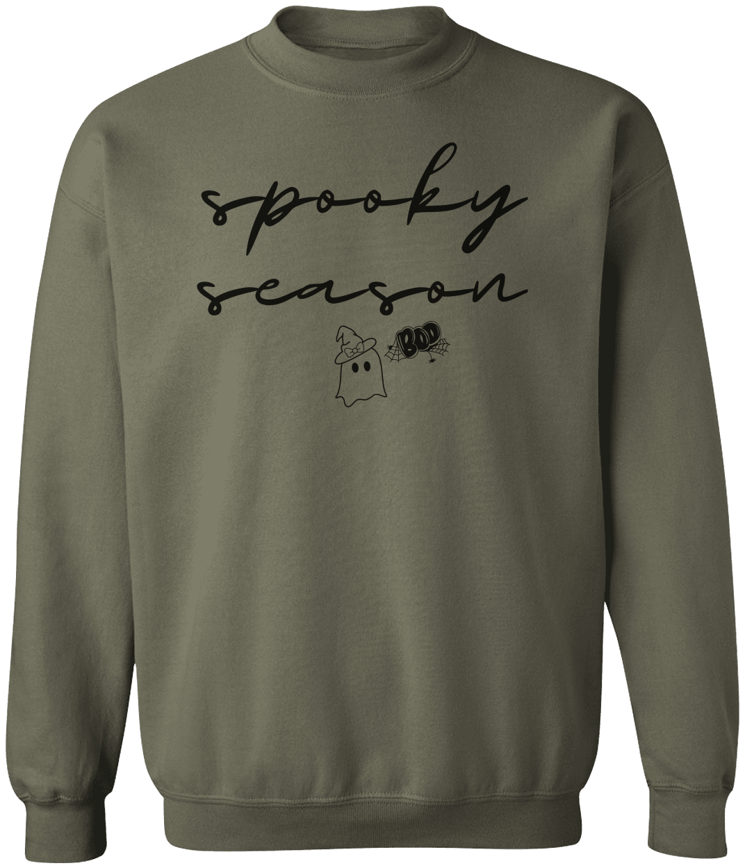 Cute Spooky Season Halloween BOO Sweatshirt For Fall