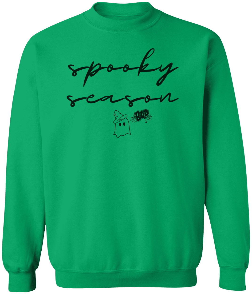 Cute Spooky Season Halloween BOO Sweatshirt For Fall