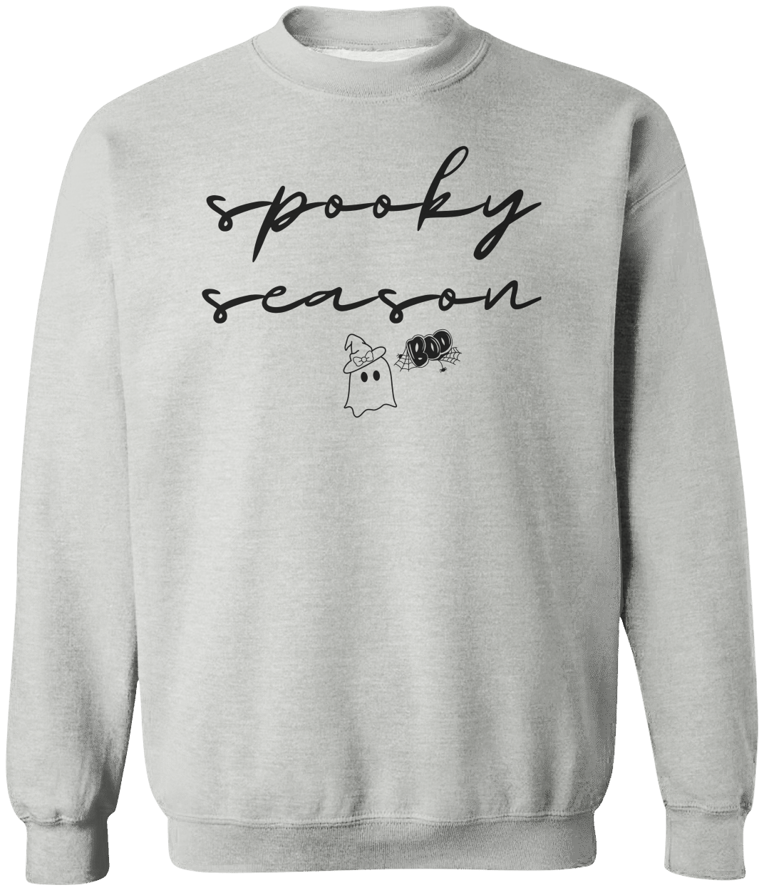 Cute Spooky Season Halloween BOO Sweatshirt For Fall