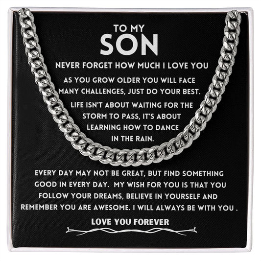 To My Son As You Grow Older