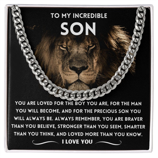 To My Incredible Son