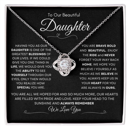 To Our Beautiful Daughter You Are Brave Bold And Beautiful