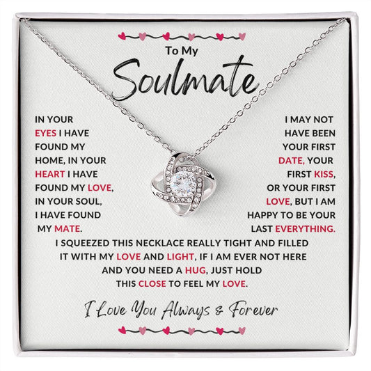 To My Soulmate Gift for Girlfriend, Wife, Fiancé, Valentines or Anniversary