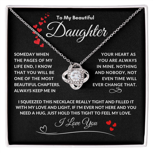 To My Beautiful Daughter Someday When The Pages Red Hearts Infinity Band