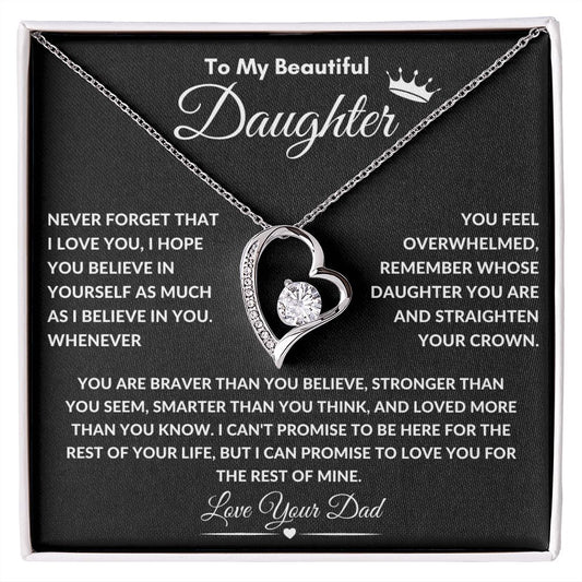 To My Beautiful Daughter Straighten Your Crown