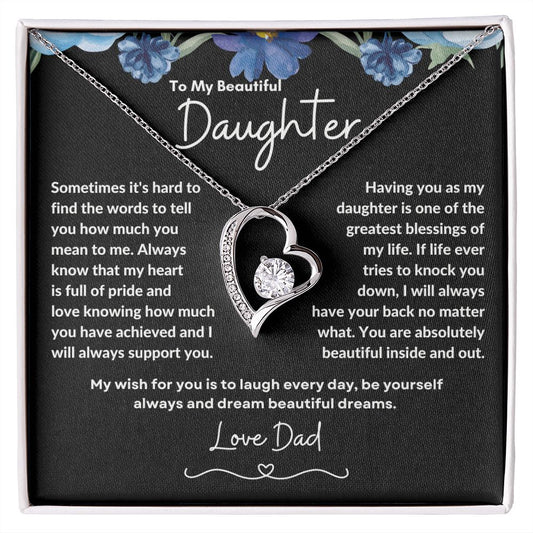 To My Beautiful Daughter Love Dad
